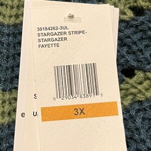 Jessica Simpson Blue and Green Knit Sweater